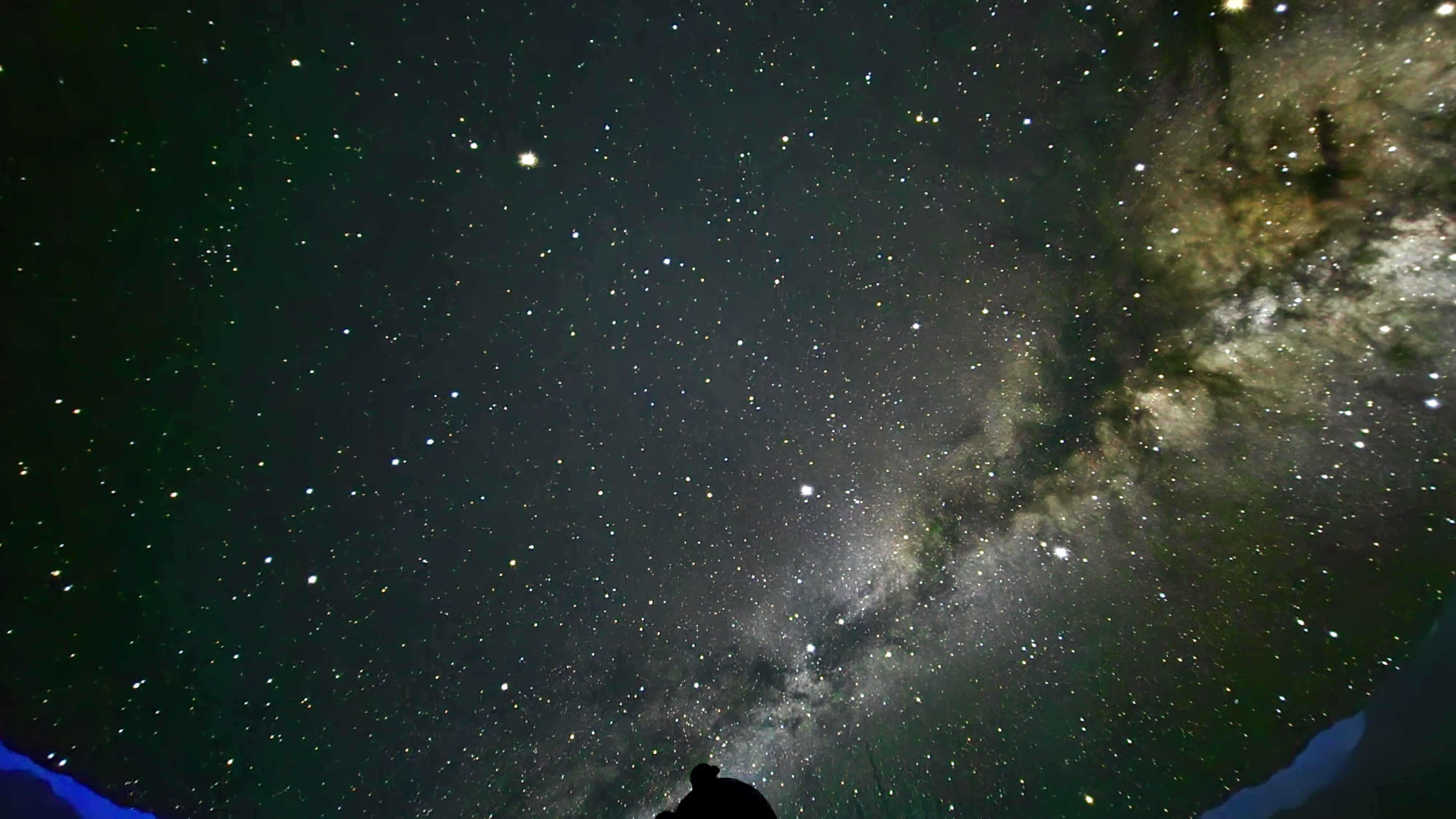 Constellation simulation in the Byeolmaro Observatory planetarium